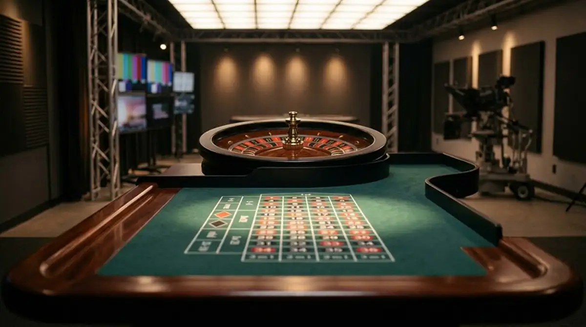 Live casino zonder licentie tafelopstelling met roulette in 2026